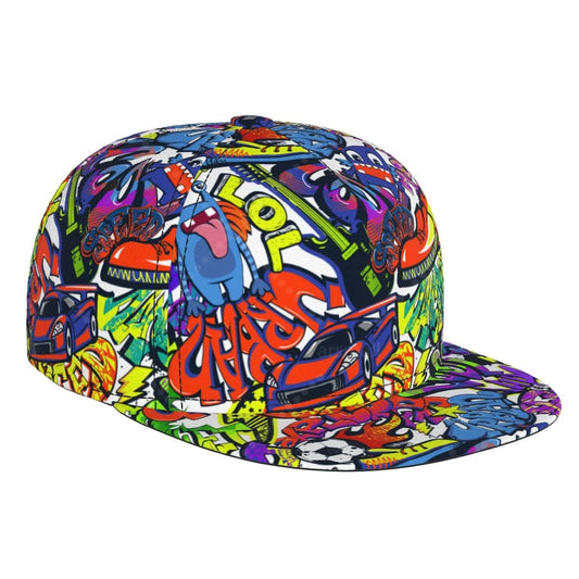 Graffiti Snapback Hat for Men and Women