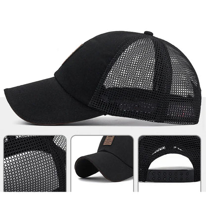 Breathable Mesh Quick Drying Baseball Cap Sunscreen Sun Hat Women Men