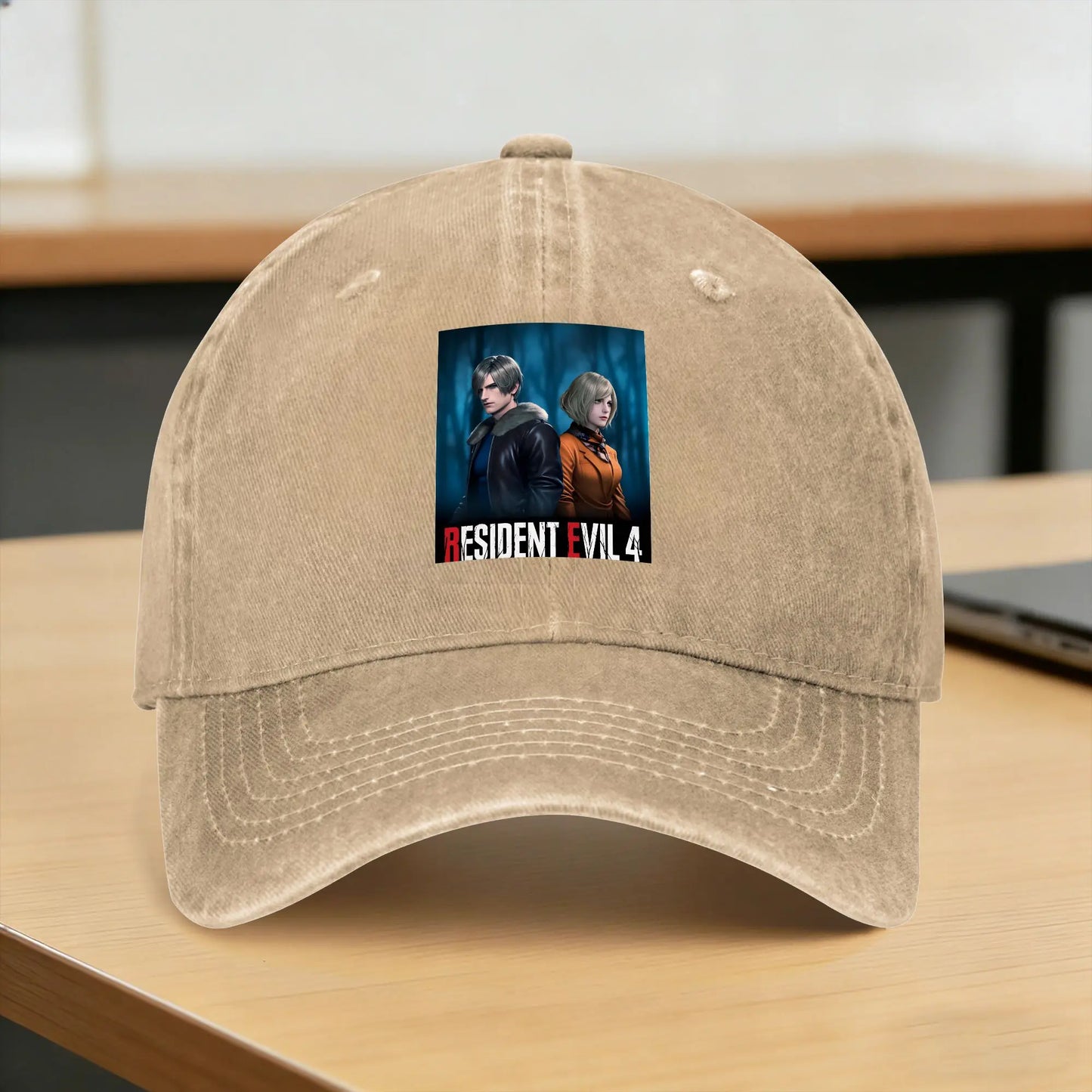 Washed Baseball Cap Leon and Ashley Residents Evils