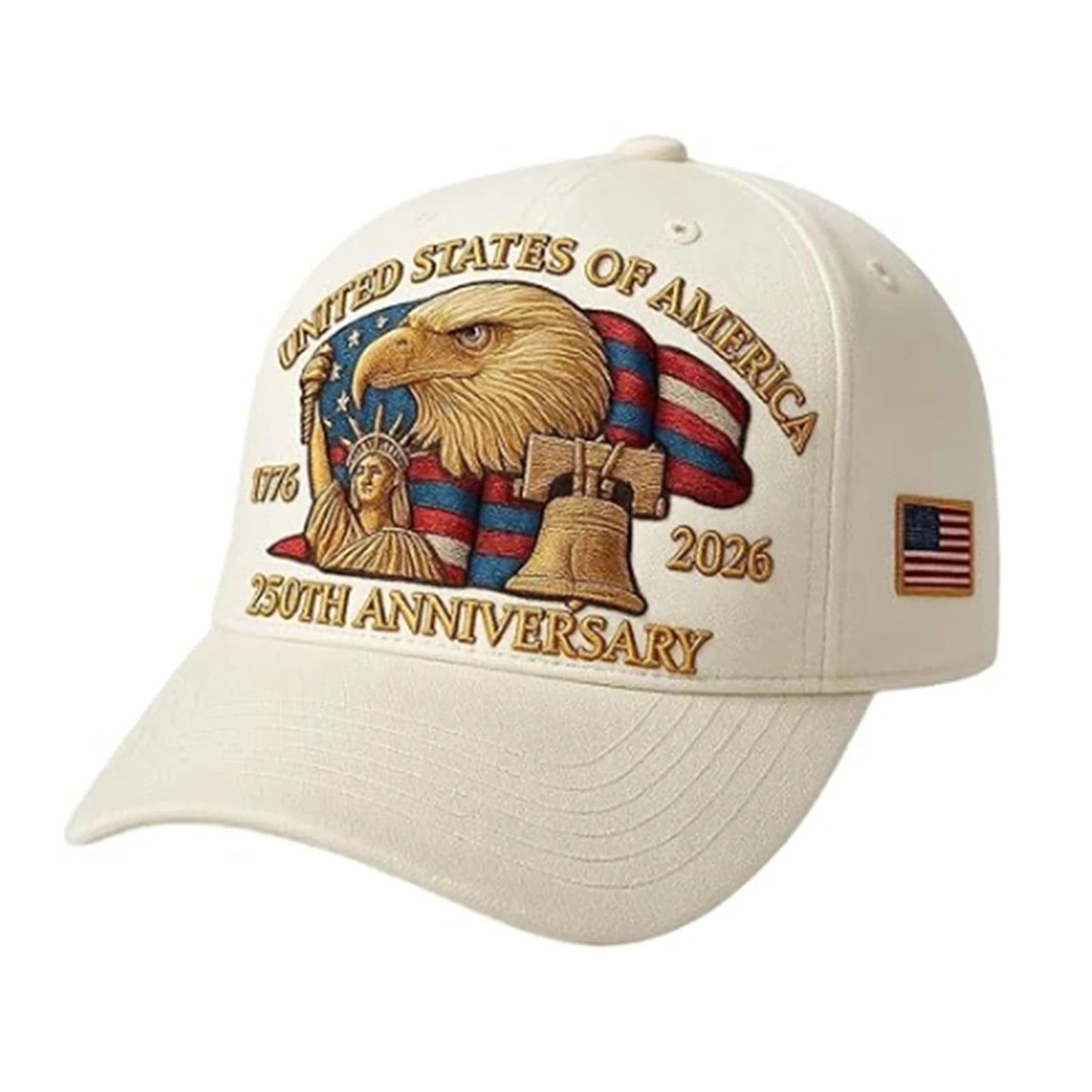 US 250th Anniversary Cap Adjustable Patriotic Baseball Cap US 250th Anniversary For Men Women