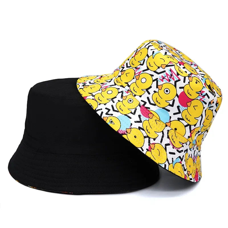 Duck Print Bucket Hats