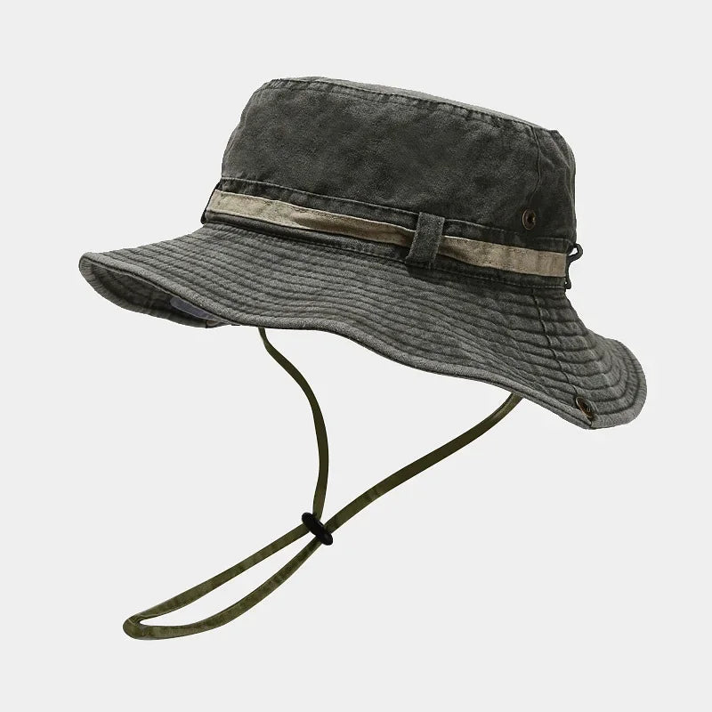 Four Seasons Cotton Solid Bucket Hat
