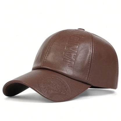 Unisex 1985 Imprinting Leather Baseball Caps
