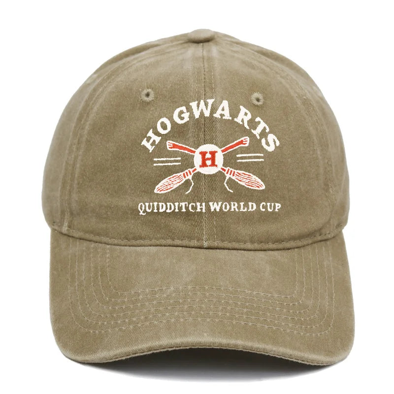 Harry Potter Embroidered Washed Baseball Hat