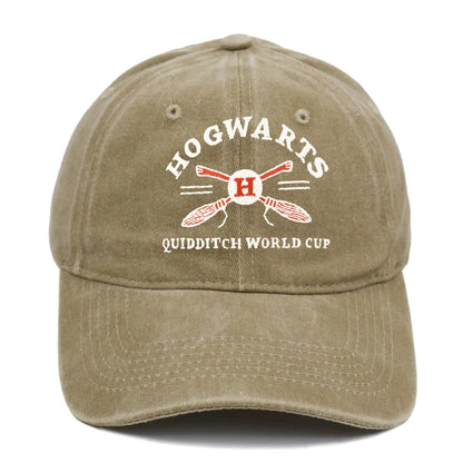 Harry Potter Embroidered Washed Baseball Hat