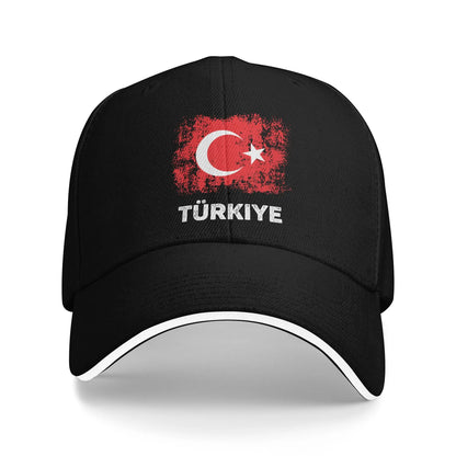 Flag of Turkey Souvenir Sandwich Baseball Cap