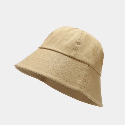 Fashion Girly Overfit Round Bucket Hat Ladies Daily Fisherman Cap