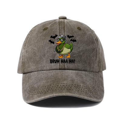 Bruh Haa Haa Duck Baseball Cap