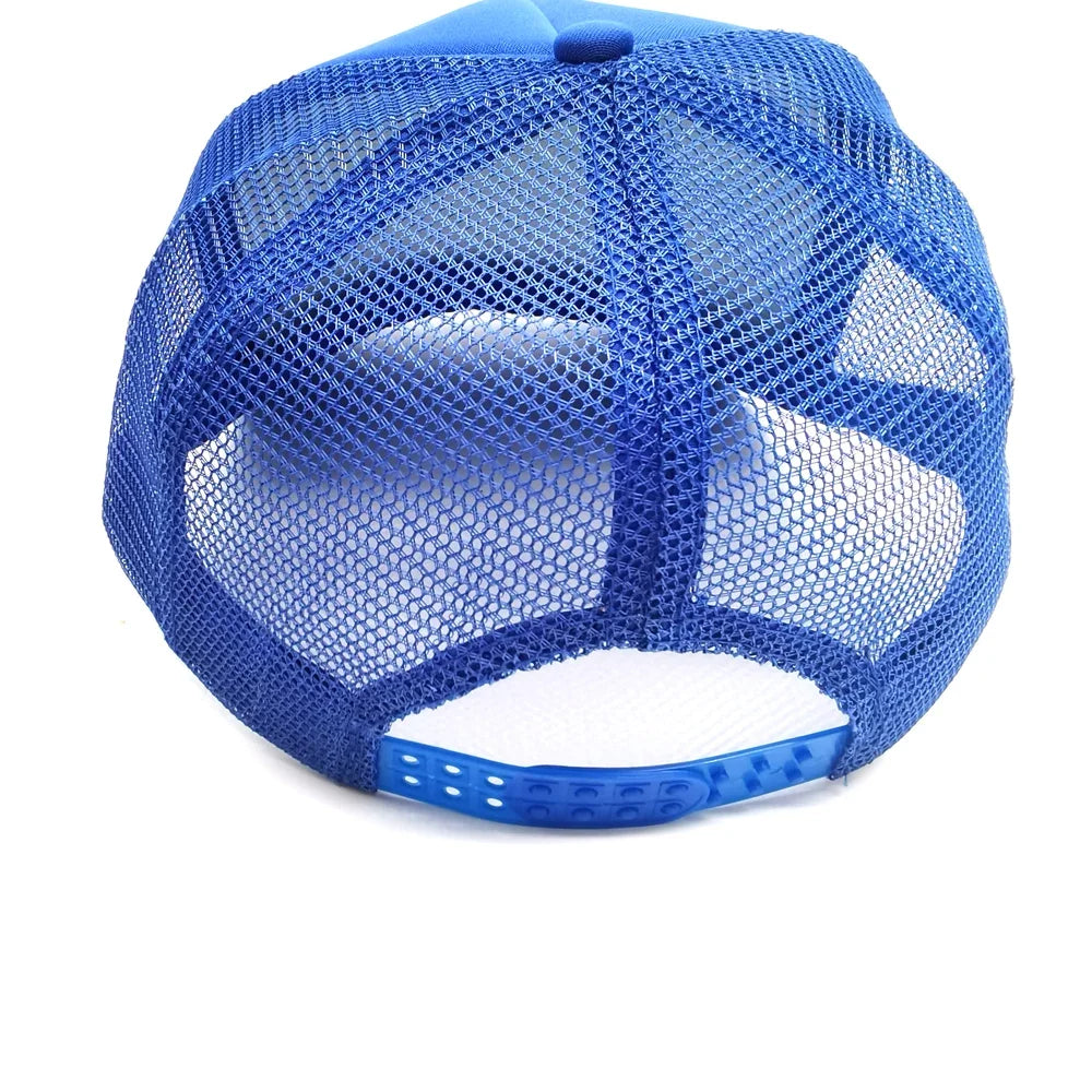 Fun Fishing Print Mesh Baseball Cap