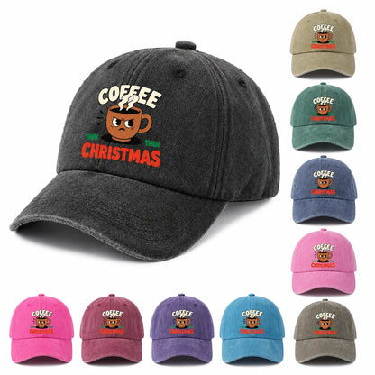 Coffee Then Christmas Baseball Cap