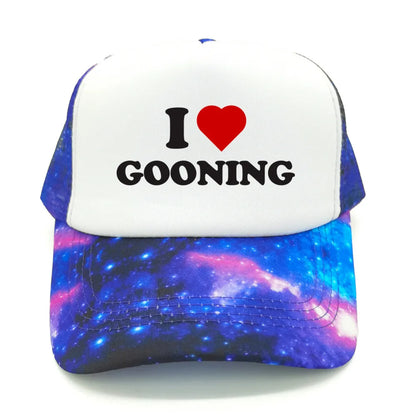 Funny I Love Gooning Baseball Caps Cool Summer Men Mesh Net Hat