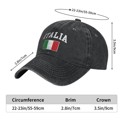 Italia Flag Italian Italy Casual Baseball Cap