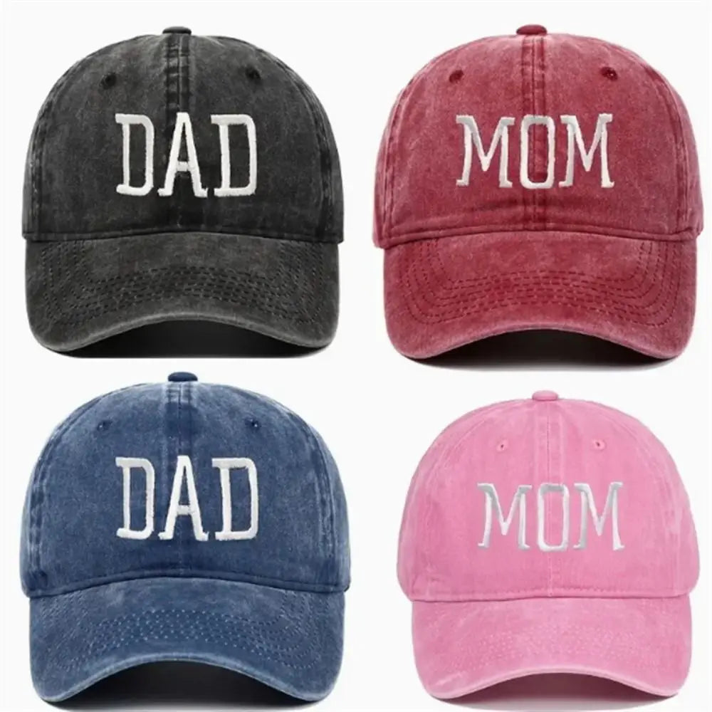 Fashion Visors DAD MOM Embroidery Baseball Caps