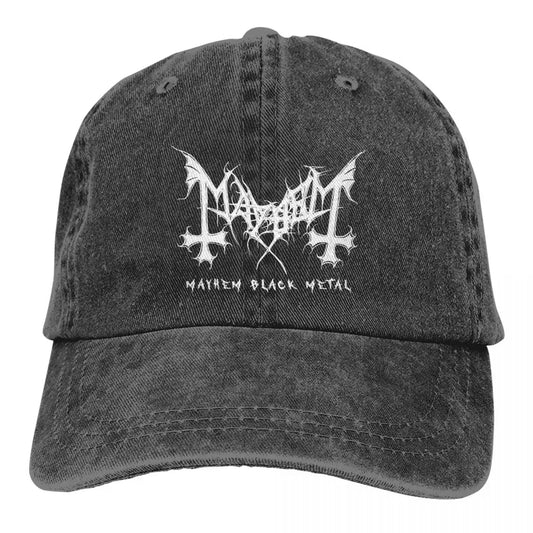 Mayhem Black Metal Band Accessories Men Women Baseball Caps