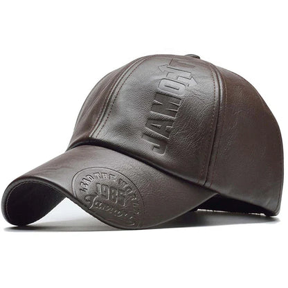 Unisex 1985 Imprinting Leather Baseball Caps