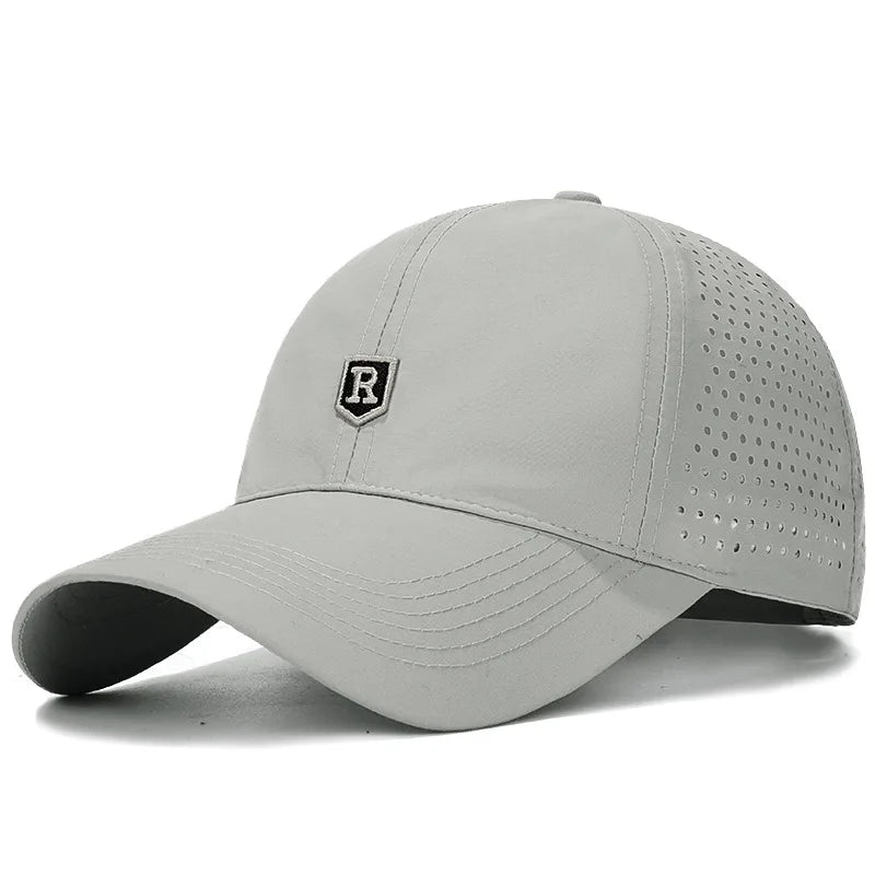 Breathable Quick-Dry Baseball Cap With Ventilation Holes