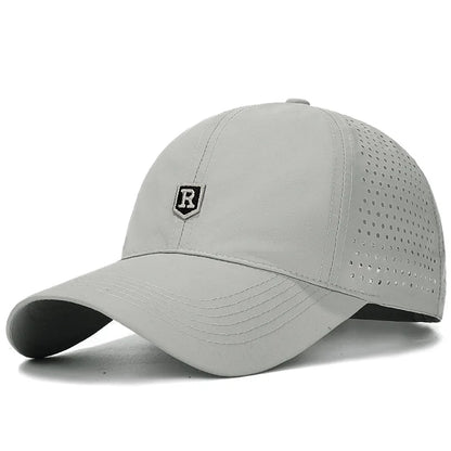 Breathable Quick-Dry Baseball Cap With Ventilation Holes