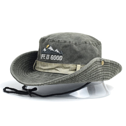 Summer Men Bucket Hat Outdoor