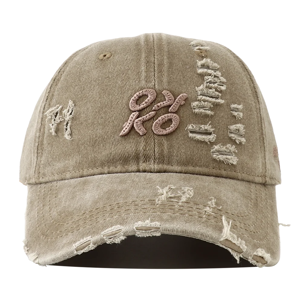 2025 New Retro Washed Cotton Baseball Cap Unisex Letter Embroidery Caps