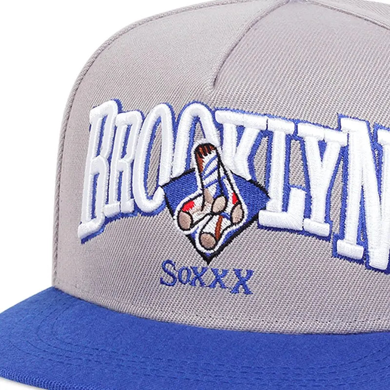 New BROOKLYN Socks Embroidery Baseball Cap