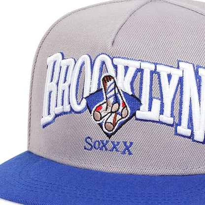 New BROOKLYN Socks Embroidery Baseball Cap