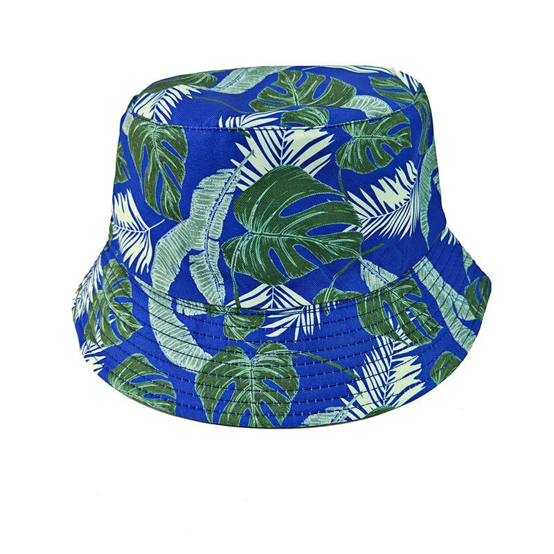 Coconut Print Travel Beach Sun Protection Breathable Simple Fisherman Hat Bucket Hat