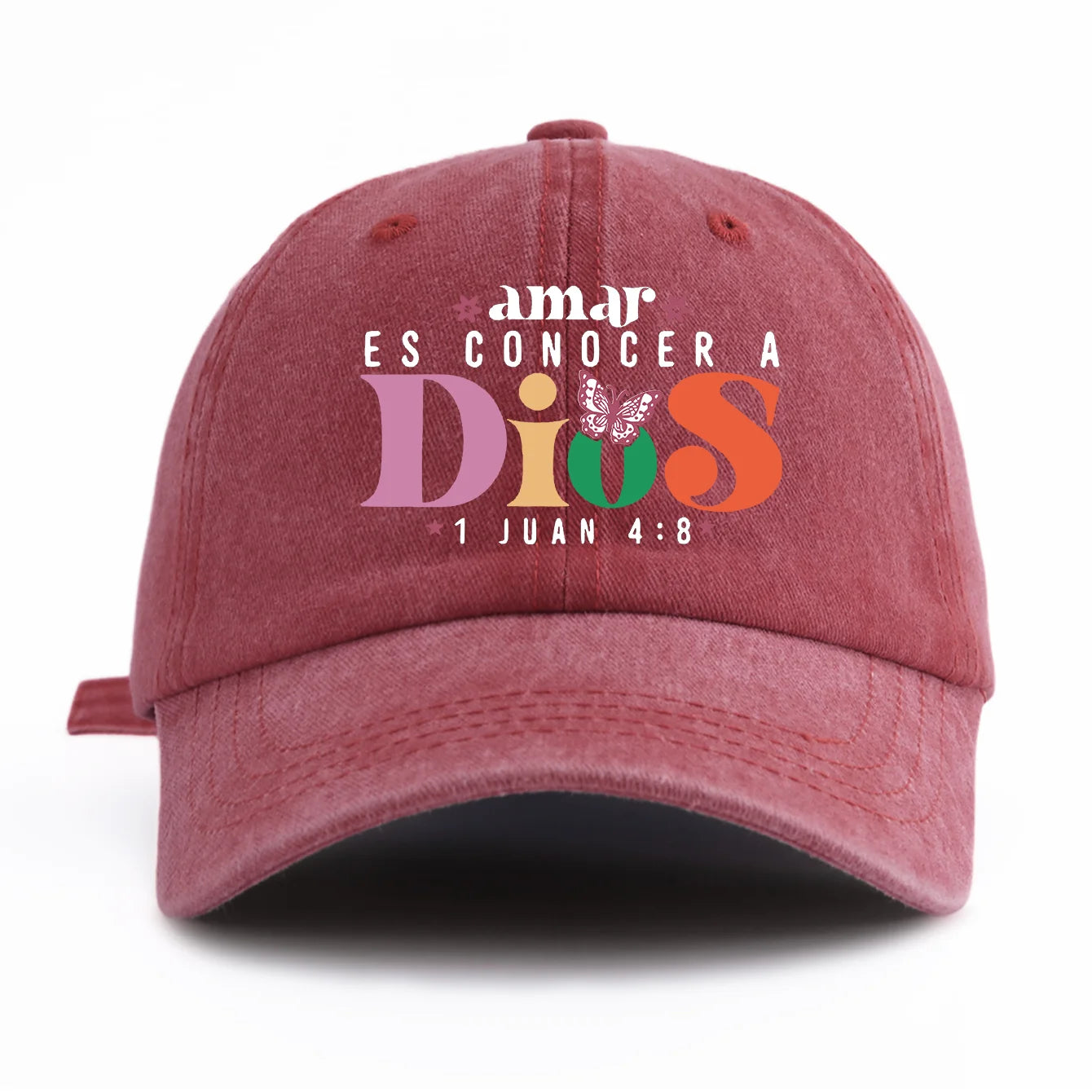 DIOS Print Washed Baseball Cap For Adults