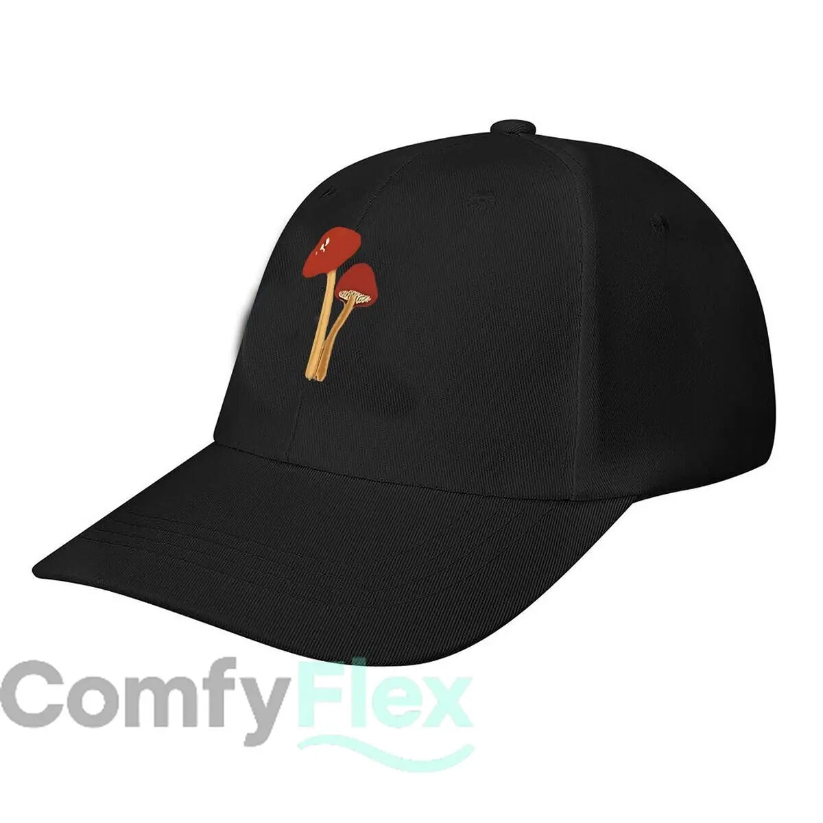 Artificial Red Mushroom Home Decor Baseball Cap