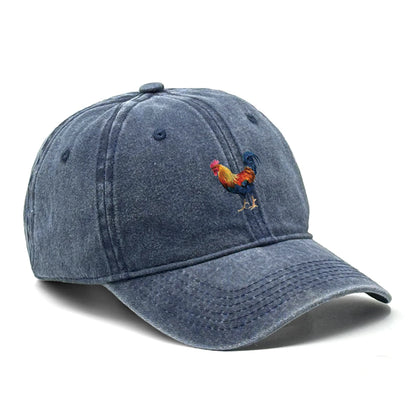 Lifelike Rooster Print Snapback Baseball Cap