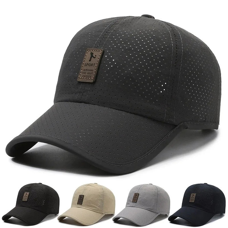 New Quick-Drying Men Mesh Baseball Caps