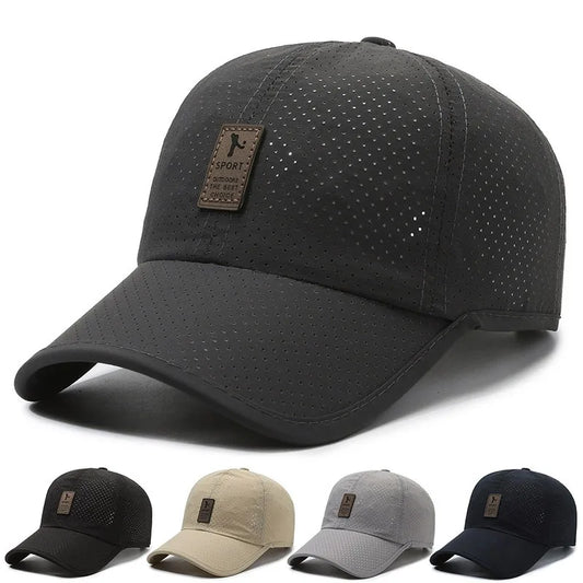 New Quick-Drying Men Mesh Baseball Caps