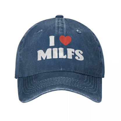 Fashion I Love Milfs Baseball Cap