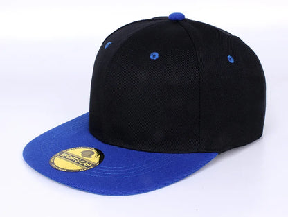 Unisex Flat Brim Snapback Hat For Men Women