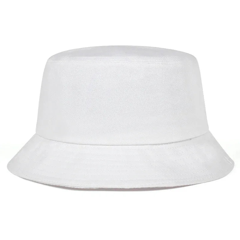 Unisex Solid Color Bucket Hat - Lightweight & UV Protection For Outdoor
