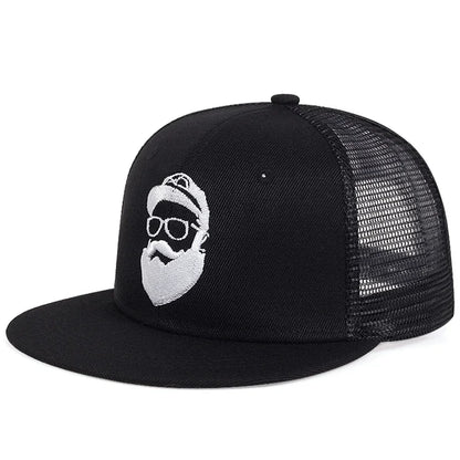 Snapback Caps Old Man Embroidery Hip-hop Net Hats Spring Summer