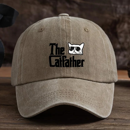 Alphabet Cat Fun Printed Baseball Hat