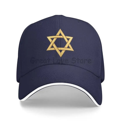 Star of David Baseball Cap Luxury Brand All Seasons Travel