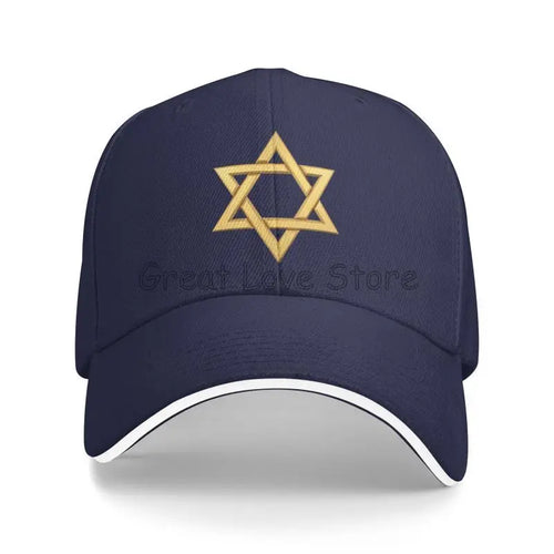 Star of David Baseball Cap Luxury Brand All Seasons Travel