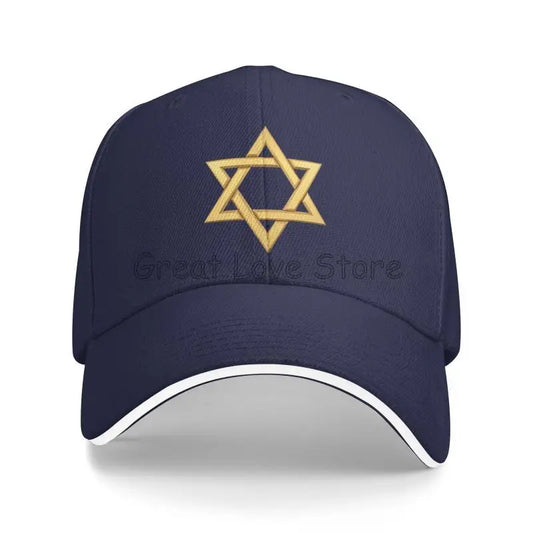 Star of David Baseball Cap Luxury Brand All Seasons Travel