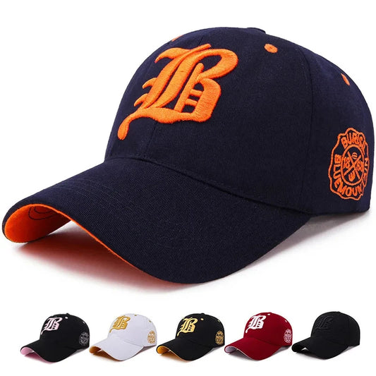 Summer Cotton Hat Embroidery Snapback Hip-Hop Cap Baseball Cap