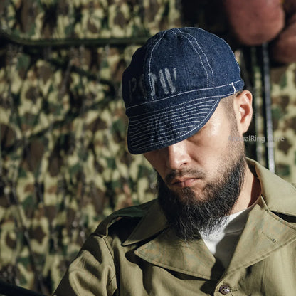 Bronson POW Prisoner Selvedge Denim Cap Baseball Hat