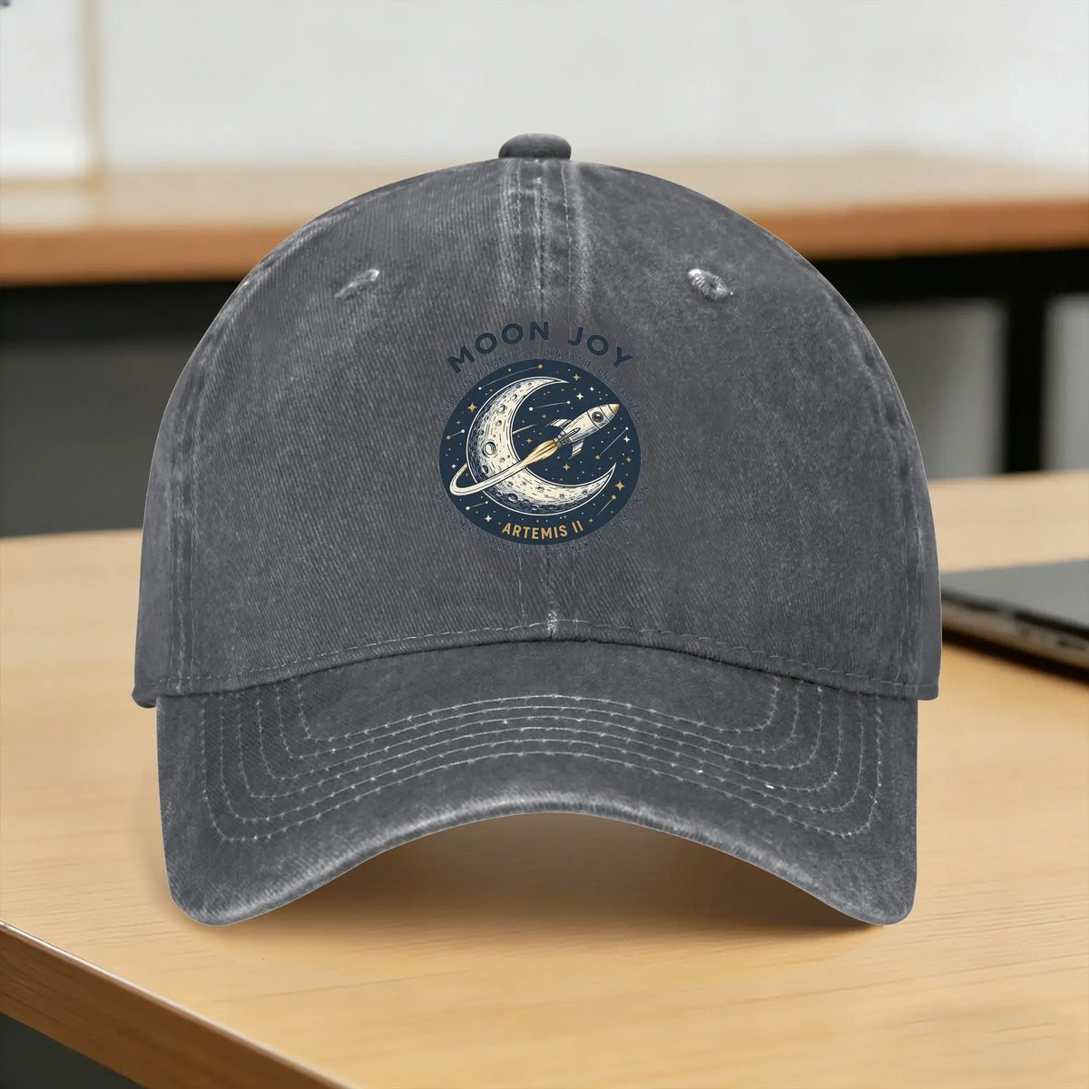 Copy Moon Joy Artemis II Casual Baseball Cap