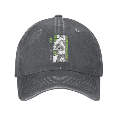 Pure Color Dad Hats Sanemi Baseball Caps Demon Slayer