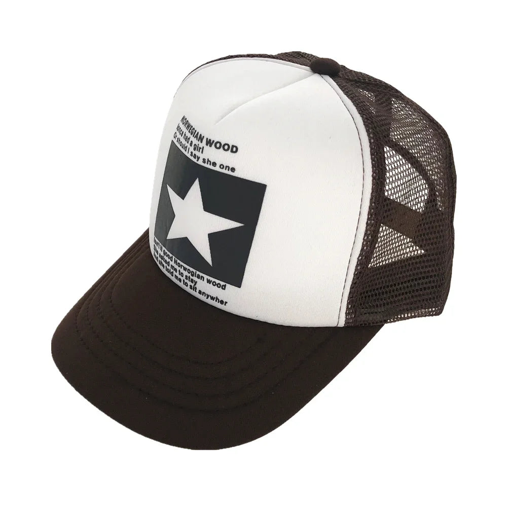 Five Star Pattern Baseball Cap