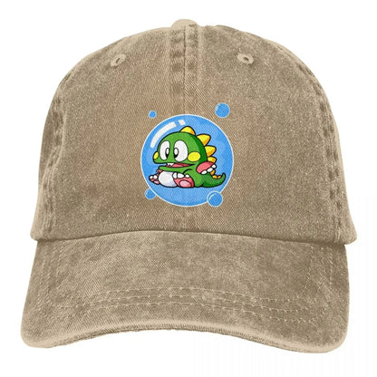 New Vintage Classic Game Bubble Bobble Baseball Cap