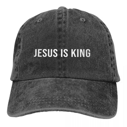 King Baseball Cap Visor Protection Snapback Jesus God Cross Caps