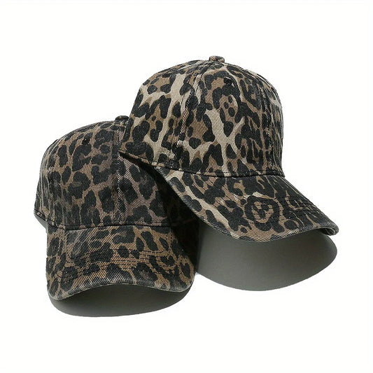 Leopard Print Women's Baseball Cap