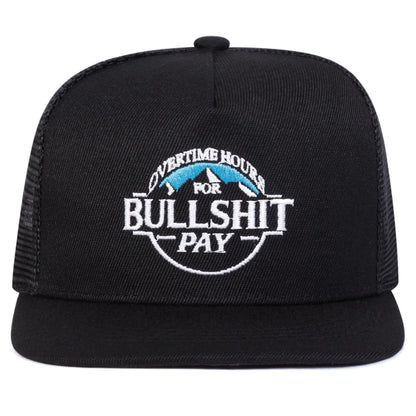 Unisex BULLSHIT PAY Embroidery Hip-Hop Hats Snapback Caps Baseball Caps