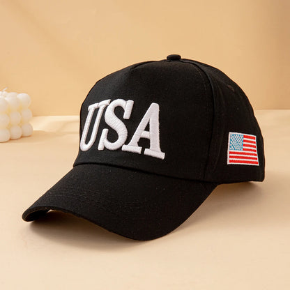 Fashion USA Letter Embroidered Baseball Cap
