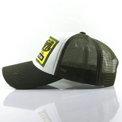 Streetwear Letter Embroidery Mesh Dad Baseball Cap